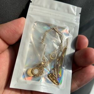 Gold-Tone Necklace with Pendant